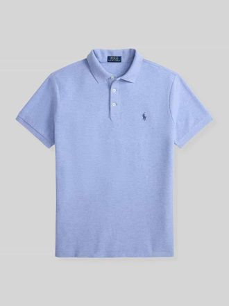Polo Ralph Lauren Regular Fit Poloshirt aus reiner Baumwolle in Hellblau Melange, Gr&ouml;&szlig;e XXL