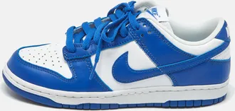 Nike Blue/white Leather Dunk Low Sp Kentucky Sneakers