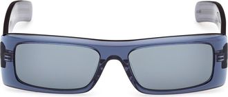 adidas Rectangular Sunglasses in Blue/Other/Blue at Nordstrom Rack