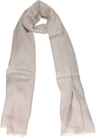 Max Mara Beige Wool Womens Foulard