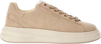 Guess Elba Sneaker - Heren - Sneakers - Beige - 45 EU - Su&egrave;de - Schoenen