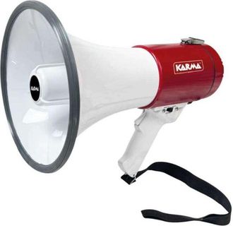 Karma Megafono Gt 1223Li 15W Ricaricabile Con Sirena E Fischietto