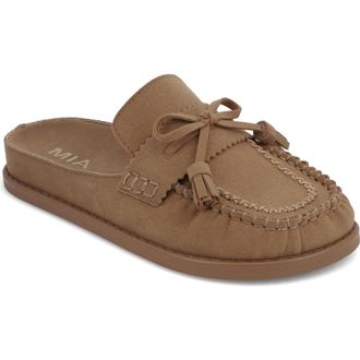 Mia Nesha Tassel Mule in Tan at Nordstrom Rack, Size 6.5