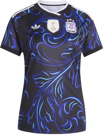 adidas (WMNS) adidas Argentina 2026 Away Jersey Asia Sizing Black Lucid Blue Blue Burst KB0639