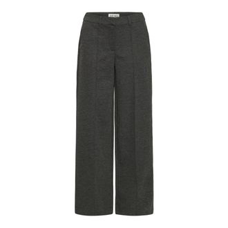 Ichi Ihkate Sus Office Long Wide PA Bukser - - Trousers - Donna - Grigio - L