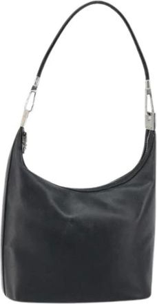 Gucci Pre-owned Shoulder Bags, female, Black, Size: ONE SIZE Pre-owned Leather Shoulder Bag