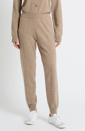 Chinti and Parker Wool Cashmere Cuffed Joggers in Warm Oatmeal at Nordstrom, Size X-Small