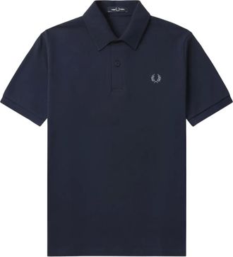Fred Perry Polo con ricamo corona di alloro - Blu