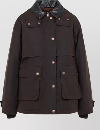 Acne Studios organic cotton single-breasted utility coat