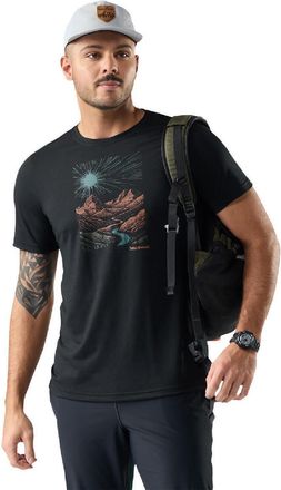 Smartwool Mens Wander Valley Active T-Shirt Black S