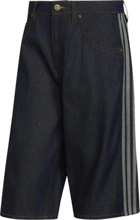 adidas Firebird Adicolor Jorts Mid-Rise Straight Leg - Heren - Skatekleding - Blauw - W30 - Denim - Fitness