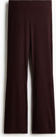 H&M Ausgestellte Jerseyhose - Brown