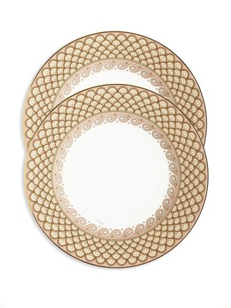 La DoubleJ Twee borden met grafische print - Roze