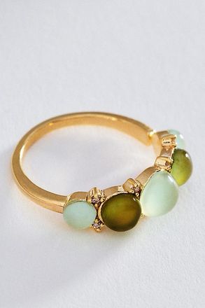 Anthropologie Oval Gem Ring
