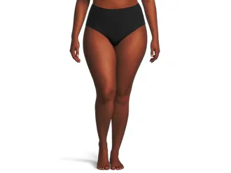 Commando Solid High-Rise Panty HRP01 Womens Underwear Black : MD/LG, Microfiber/Nylon/Spandex