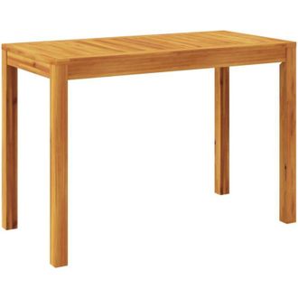 vidaXL Mesa De Comedor De Jard&iacute;n Madera Maciza De Acacia 110x55x75 Cm Vidaxl