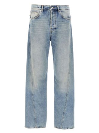 Lanvin Twisted Hem Jeans