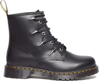 Dr. Martens 1460 Alien Hardware Leren Veterlaarzen - Dames - Veterlaarzen - Zwart - 36 EU - Leer - Schoenen