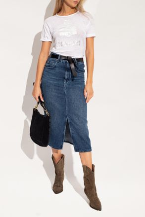 Isabel Marant Koldi T-shirt, Womens, White
