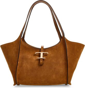 Tod's Small T-Timeless Shopper in Terra/cammello at Nordstrom