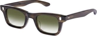 JULIUS TART OPTICAL Bullet Zonnebril - Dames - Zonnebrillen - Groen - ONE Size - Accessoires