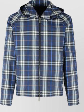 Burberry cotton hooded reversible jacket