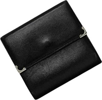 Cartier Pre-owned Wallets, male, Black, Size: ONE SIZE Pre-owned Wallet (tri-fold)