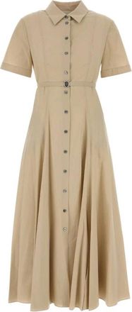 Tory Burch Cotton Shirtdress - female - Tory Burch - Shirt Dresses - Beige - 2XS - Dresses