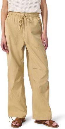 Rag & Bone Adina Drawstring Cotton Pants in Light Brown at Nordstrom Rack, Size Medium