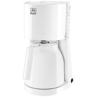 MELITTA 1017-05 Macchina da caffè a filtro con caraffa termosifonica Enjoy ii Therm - Bianco - Melitta
