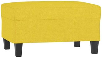 vidaXL Reposapi&eacute;s De Tela Amarillo Claro 70x55x41 Cm Vidaxl