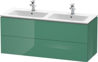Duravit Duravit L-cube Mueble De Pared, 2 Cajones, Ancho: 1290mm, Para Me By Starck 233613, Color: Jade Laca Alto Brillo - Lc625800303