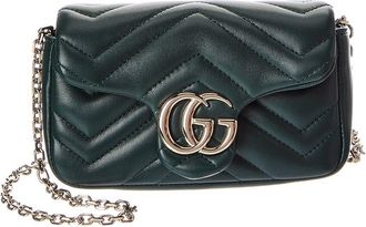 Gucci Gg Marmont Mini Leather Shoulder Bag