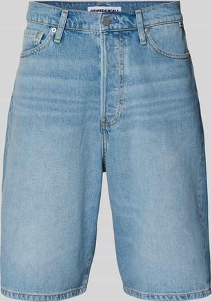Armedangels Armedangels Loose Fit Jeansshorts aus Lyocell-Baumwoll-Mix Modell BAGGY HEMP BLEND in Hellblau, Gr&ouml;&szlig;e 30