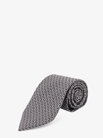 Tom Ford Cravatta in seta con motivo geometrico - TOM FORD - gender_Man