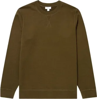 Sunspel Hombre, Sudaderas, Verde, Talla: XL