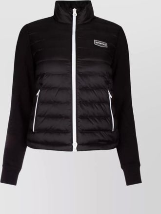 Duvetica quilted neck zip jacket