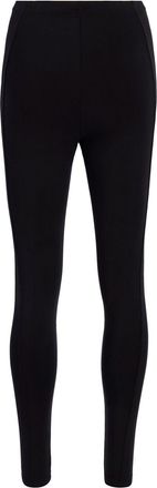Another Tomorrow seam-detail high-waisted leggings - women - Lyocell/Elastane - L - Black