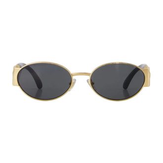 Versace Accessoires, unisex, Geel, ONE Size, Ve 2299 Zonnebril