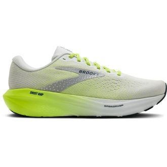 Brooks Mens Ghost Amp Road-Running Shoes White 10.5