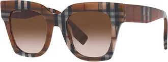 Burberry Womens Be4364 49Mm Sunglasses