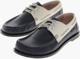 Loewe Bicolor Leather Lace-Up Shoes size 40