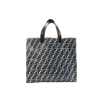 Fendi Pre-owned Tote Bags, female, Multicolor, Size: ONE SIZE Pre-owned Zucca Tote Bag