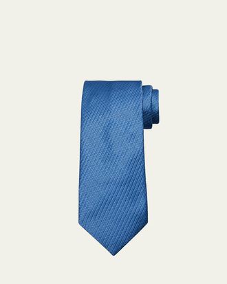 Brioni Mens Textured Silk Tie