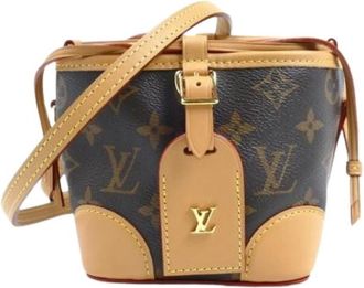 Louis Vuitton Pre-owned Bucket Bags, female, Brown, Size: ONE SIZE Pre-owned Bucket Bag