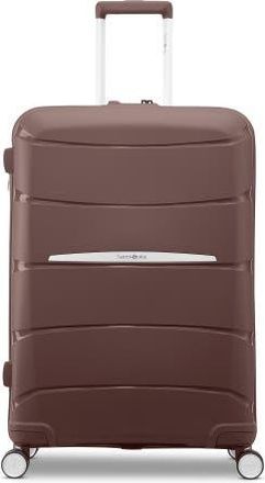 Samsonite Outline Pro 24 Medium Checked Spinner Luggage in Cocoa Chocolate Mauve at Nordstrom