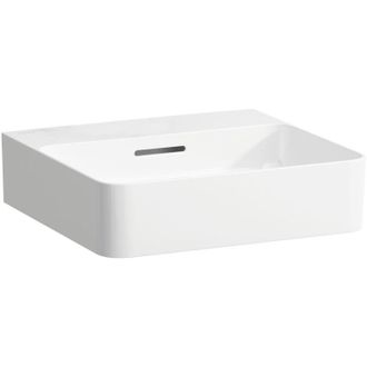 Laufen Laufen - Val Lavabo Con Enjuague Manual, Sin Agujero Para Grifo