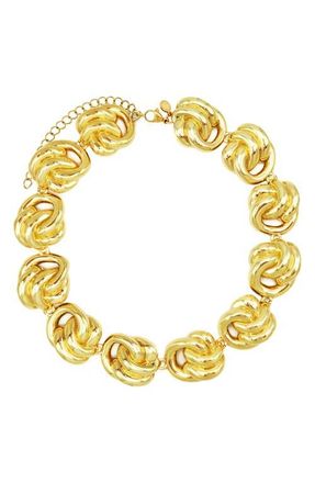 Petit Moments Miami Knot Link Necklace in Gold at Nordstrom