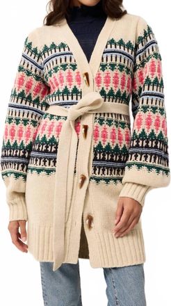 Marie Oliver Ferne Cardigan In Forest