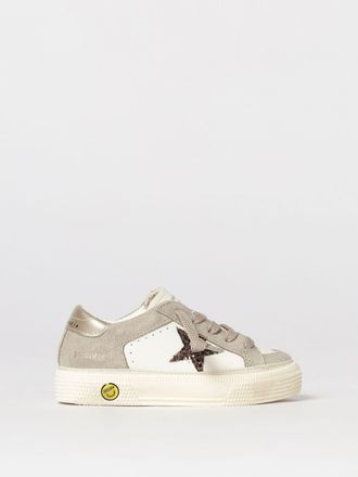 Golden Goose Sneakers May in pelle con glitter